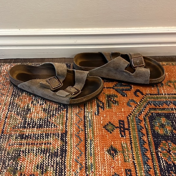 Birkenstocks, suede size 42, taupe - Picture 3 of 6